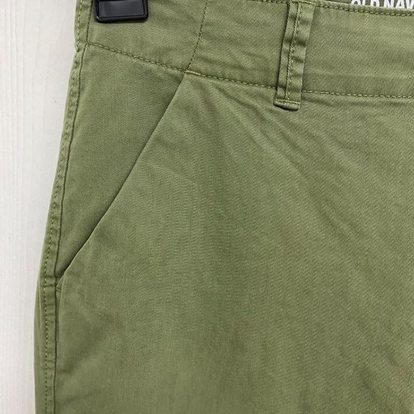 Old Navy Boyfriend straight/Droit women's pants olive green size 6 - Picture 2 of 9